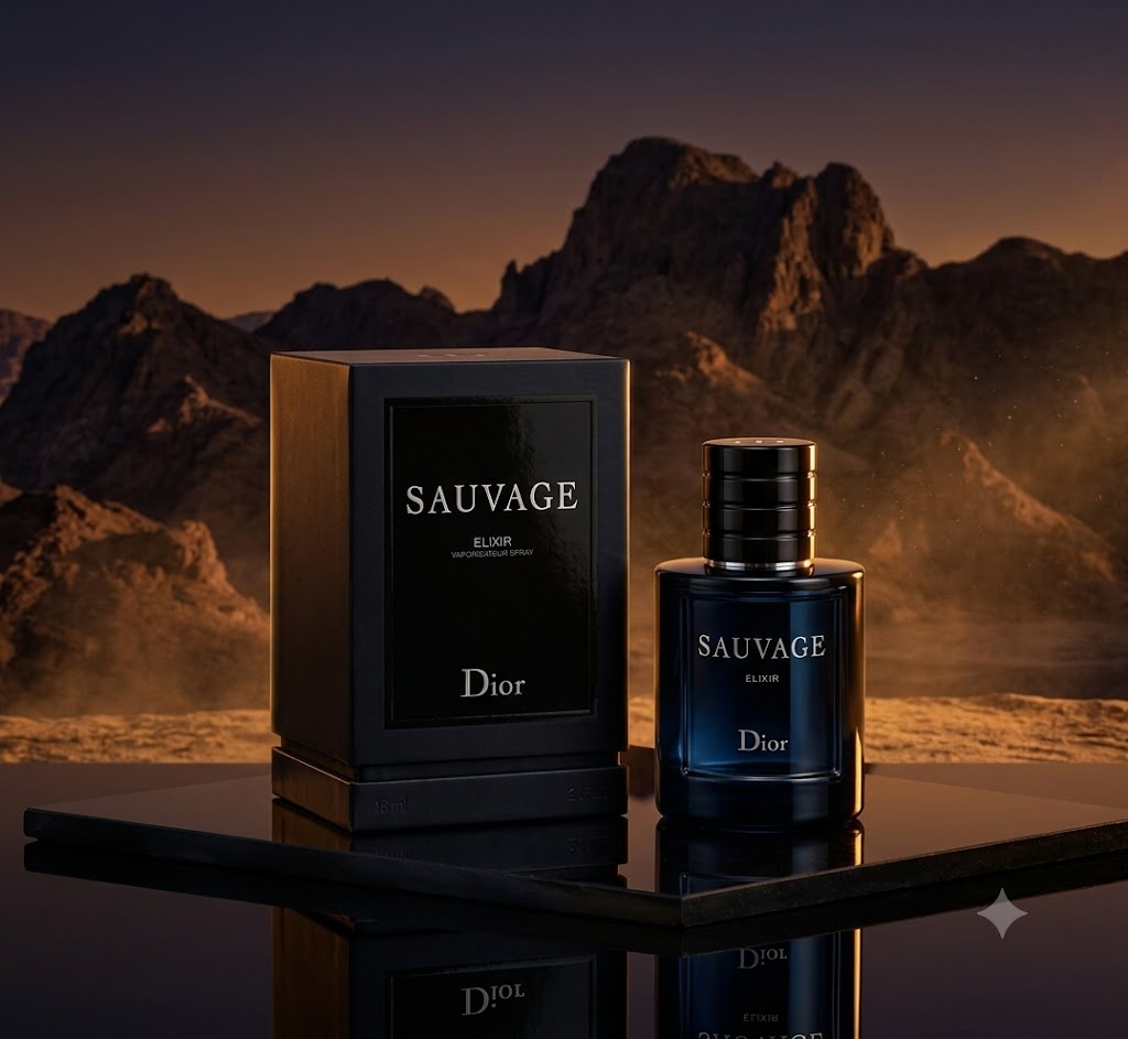 Dior Sauvage Elixir Men's Mini Parfum 0.25 oz (7.5 ml) Travel Size NIB