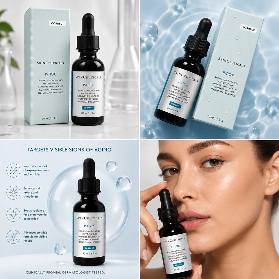 SkinCeuticals P-TIOX Wrinkle-Modulating Peptide Serum 1 fl oz (30 ml) Fresh Stock